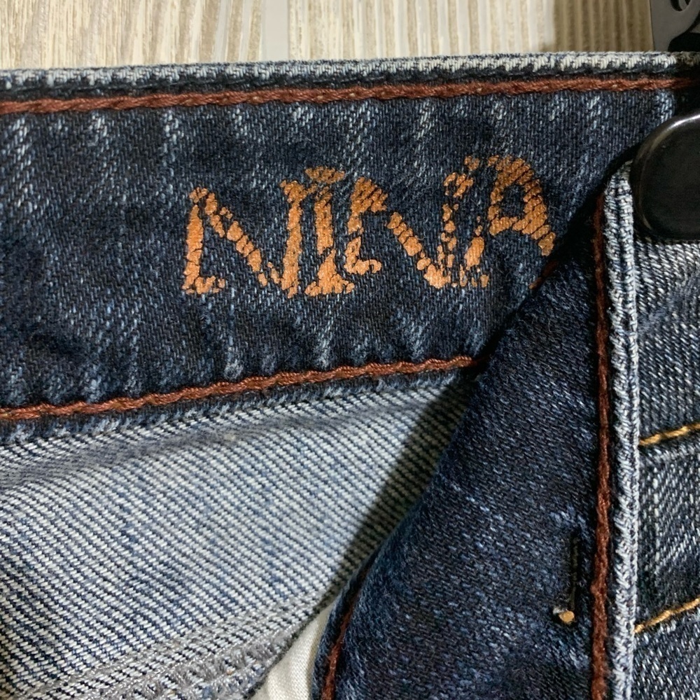 Silver Jeans Nina Denim Bermuda Shorts Snap Back Pockets Size 28 - Picture 7 of 10